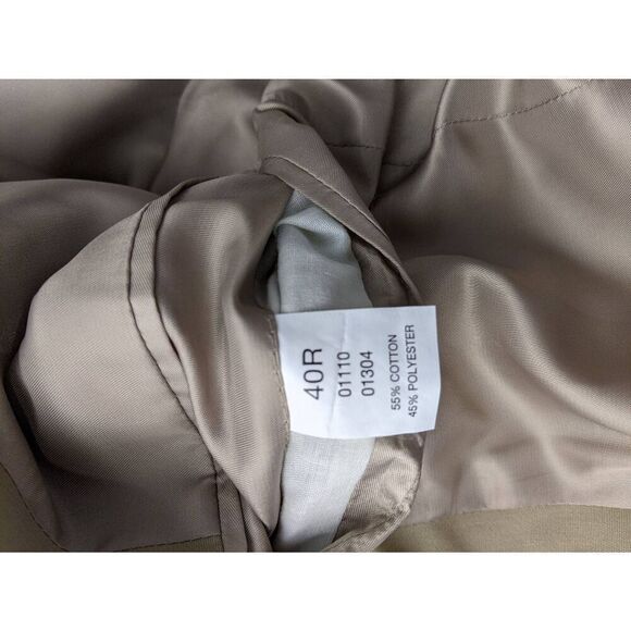 Jos. A. Bank Mens Suit 2 Piece Beige Tan‎ Blazer 40R Pants 34x28 - Picture 6 of 12